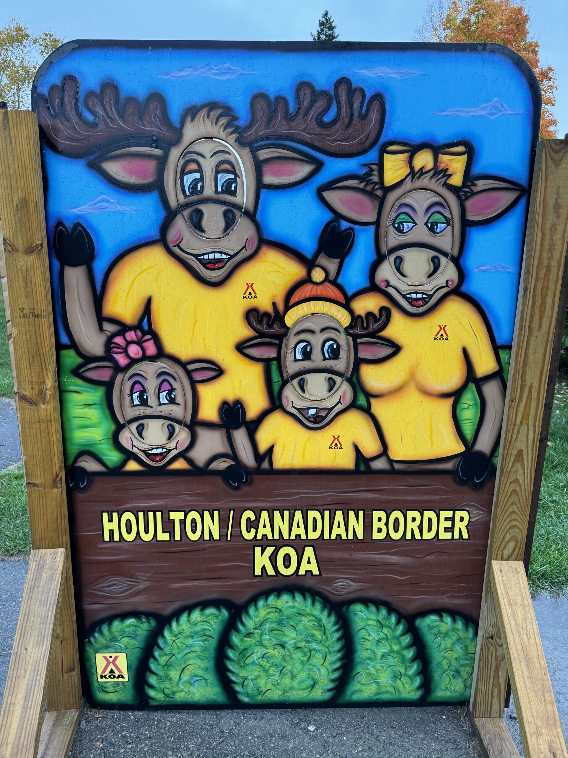 Houlton/Canadian Border KOA in Houlton, Maine (Oct 7-Oct 14)